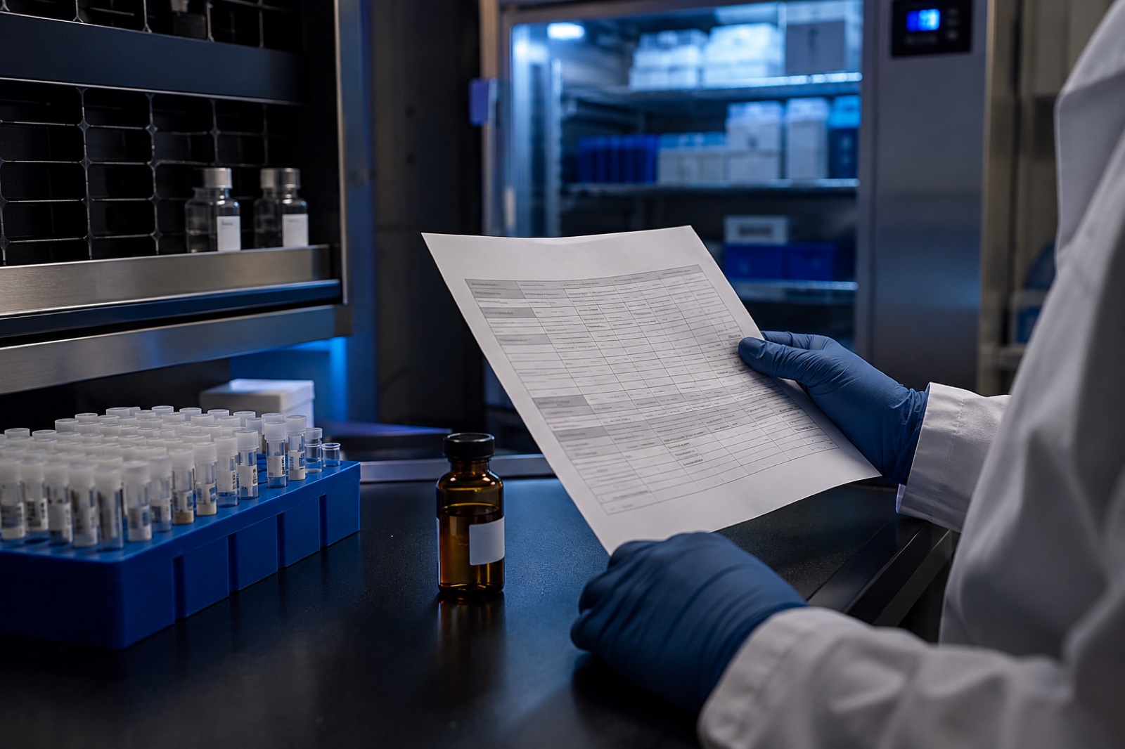 Illustrative laboratory documentation