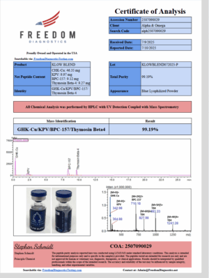 GHK-CU/BPC-157/TB-500/KPV KLOW Blend - Image 2